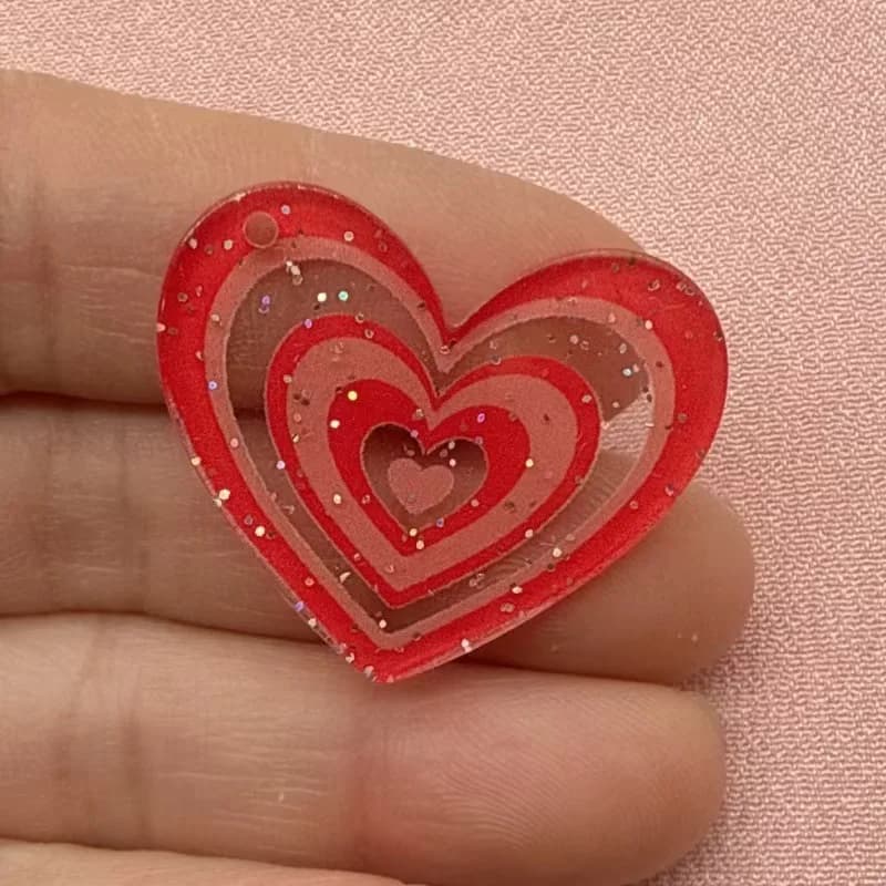 10 pieces acrylic DIY accessories, phone case DIY hair accessories, cream glue accessories wholesale, cup stickers, ear ornament