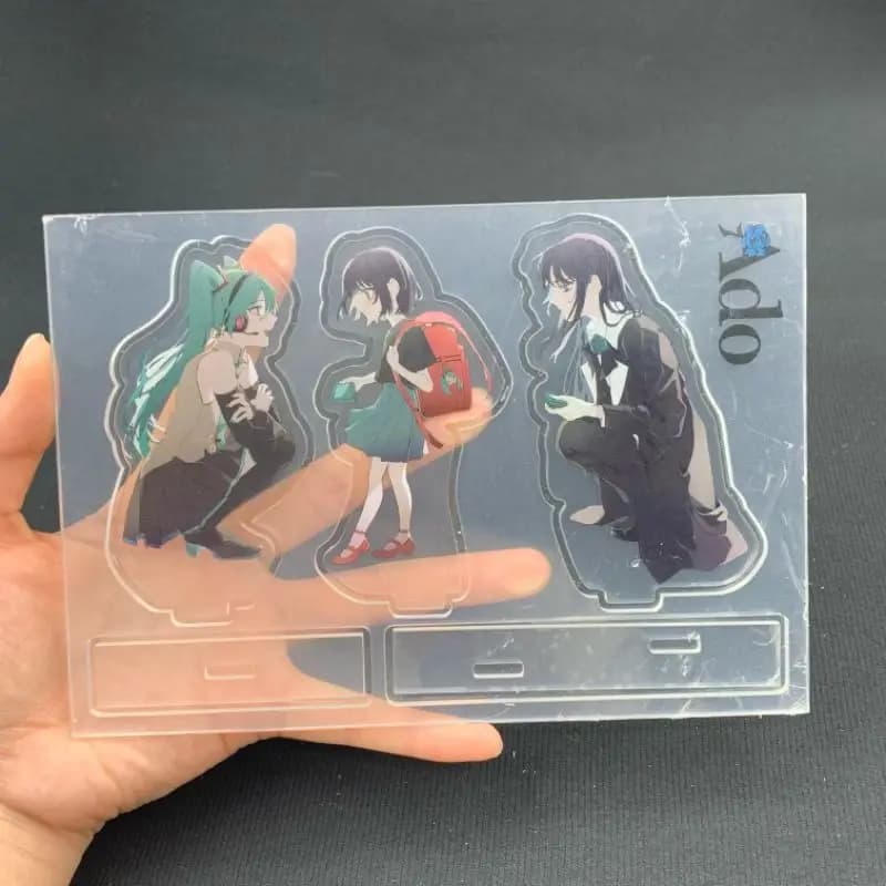 Soporte de acrílico Ado para exhibir figuras, artículos de anime, llaveros, colección, decoración de escritorio, adorno, accesorios, regalo para amigos.